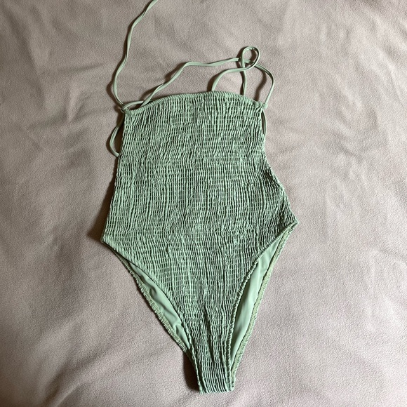 Charlie Holiday Other - CHARLIE HOLIDAY One Piece Swimsuit XL pale green